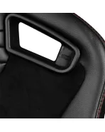 BRAUM Racing Seats Elite V2 Series Sport Seats Black Leatherette | Black Suede Pair BRAUM Racing Seats Elite V2 Series Sport Seats Black Leatherette | Black Suede Pair