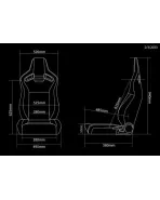 BRAUM Racing Seats Elite V2 Series Sport Seats British Tan Leatherette & Black Suede - Low Bolster Pair BRAUM Racing Seats Elite V2 Series Sport Seats British Tan Leatherette & Black Suede - Low Bolster Pair