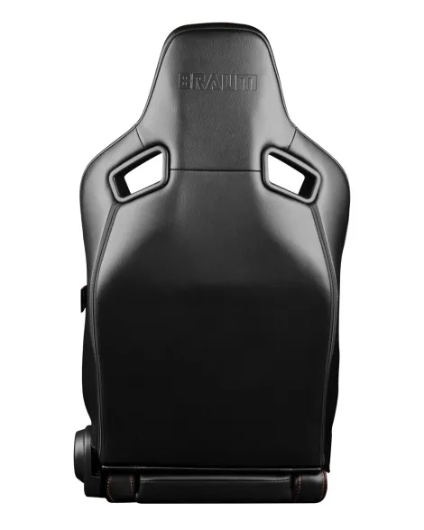 BRAUM Racing Seats Elite V2 Series Sport Seats Black Leatherette | Honeycomb Suede | Red Stitching Pair BRAUM Racing Seats Elite V2 Series Sport Seats Black Leatherette | Honeycomb Suede | Red Stitching Pair