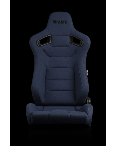 BRAUM Racing Seats Elite Series Sport Seats Blue Cloth (Black Stitching) Pair BRAUM Racing Seats Elite Series Sport Seats Blue Cloth (Black Stitching) Pair
