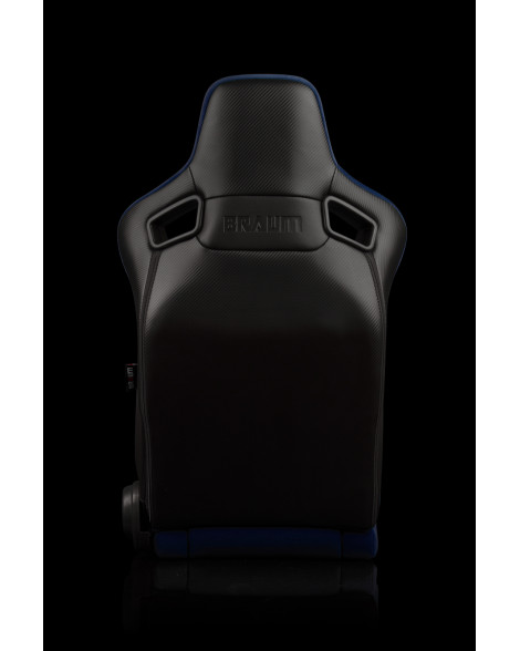 BRAUM Racing Seats Elite Series Sport Seats Blue Cloth (Black Stitching) Pair BRAUM Racing Seats Elite Series Sport Seats Blue Cloth (Black Stitching) Pair