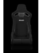 BRAUM Racing Seats Elite-R Series Sport Seats Black Cloth | Black Trim Pair BRAUM Racing Seats Elite-R Series Sport Seats Black Cloth | Black Trim Pair