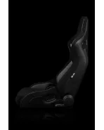 BRAUM Racing Seats Elite-R Series Sport Seats Black Cloth | Black Trim Pair BRAUM Racing Seats Elite-R Series Sport Seats Black Cloth | Black Trim Pair