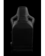 BRAUM Racing Seats Elite-R Series Sport Seats Black Cloth | Black Trim Pair BRAUM Racing Seats Elite-R Series Sport Seats Black Cloth | Black Trim Pair