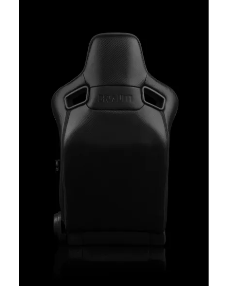 BRAUM Racing Seats Elite-R Series Sport Seats Black Cloth | Black Trim Pair BRAUM Racing Seats Elite-R Series Sport Seats Black Cloth | Black Trim Pair