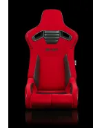 BRAUM Racing Seats Elite-R Series Sport Seats Red Cloth (Black Piping | Black Stitching) Pair BRAUM Racing Seats Elite-R Series Sport Seats Red Cloth (Black Piping | Black Stitching) Pair