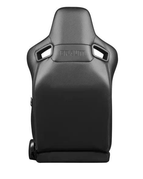 BRAUM Racing Seats Elite-S Series Sport Seats Black Leatherette | Black & White Houndstooth Pair BRAUM Racing Seats Elite-S Series Sport Seats Black Leatherette | Black & White Houndstooth Pair