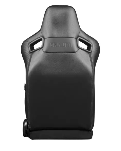 BRAUM Racing Seats Elite-S Series Sport Seats Black Leatherette | Red Houndstooth Pair BRAUM Racing Seats Elite-S Series Sport Seats Black Leatherette | Red Houndstooth Pair
