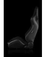 BRAUM Racing Seats Elite-S Series Sport Seats Black & Grey Plaid Fabric Pair BRAUM Racing Seats Elite-S Series Sport Seats Black & Grey Plaid Fabric Pair
