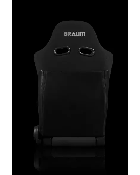 BRAUM Racing Seats Advan Series Sport Seats Black Cloth Alcantara Inserts Pair BRAUM Racing Seats Advan Series Sport Seats Black Cloth Alcantara Inserts Pair
