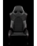 BRAUM Racing Seats Advan Series Sport Seats Black Leatherette (Red Stitching) Pair BRAUM Racing Seats Advan Series Sport Seats Black Leatherette (Red Stitching) Pair