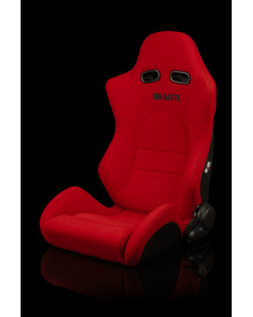 BRAUM Racing Seats Advan Series Sport Seats Red Cloth Pair BRAUM Racing Seats Advan Series Sport Seats Red Cloth Pair