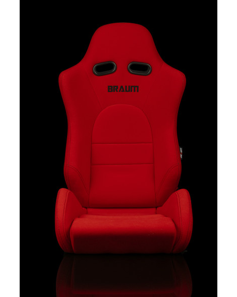 BRAUM Racing Seats Advan Series Sport Seats Red Cloth Pair BRAUM Racing Seats Advan Series Sport Seats Red Cloth Pair