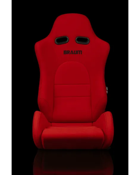 BRAUM Racing Seats Advan Series Sport Seats Red Cloth Pair BRAUM Racing Seats Advan Series Sport Seats Red Cloth Pair