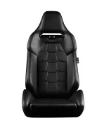 BRAUM Viper-X Series Sport Seats Black Leatherette | Snakeskin Edition (PAIR) BRAUM Viper-X Series Sport Seats Black Leatherette | Snakeskin Edition (PAIR)