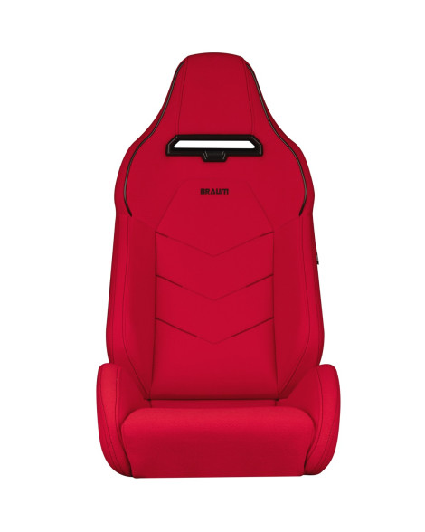 BRAUM Viper-X Series Sport Seats Red Jacquard | Black Piping (PAIR) BRAUM Viper-X Series Sport Seats Red Jacquard | Black Piping (PAIR)