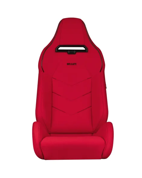 BRAUM Viper-X Series Sport Seats Red Jacquard | Black Piping (PAIR) BRAUM Viper-X Series Sport Seats Red Jacquard | Black Piping (PAIR)