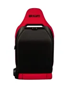 BRAUM Viper-X Series Sport Seats Red Jacquard | Black Piping (PAIR) BRAUM Viper-X Series Sport Seats Red Jacquard | Black Piping (PAIR)