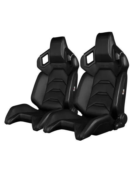 BRAUM Racing Seats Alpha-X Series Sport Seats Black Pair BRAUM Racing Seats Alpha-X Series Sport Seats Black Pair