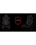 BRAUM Racing Seats Alpha-X Series Sport Seats Black & Red Pair BRAUM Racing Seats Alpha-X Series Sport Seats Black & Red Pair