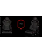 BRAUM Racing Seats Orue Series Sport Seats Black Diamond (Red Stitching) Pair BRAUM Racing Seats Orue Series Sport Seats Black Diamond (Red Stitching) Pair