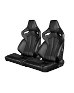 BRAUM Racing Seats Orue Series Sport Seats Black Leatherette Pair BESPOKE ONLY - 6-8 week lead time BRAUM Racing Seats Orue Series Sport Seats Black Leatherette Pair BESPOKE ONLY - 6-8 week lead time