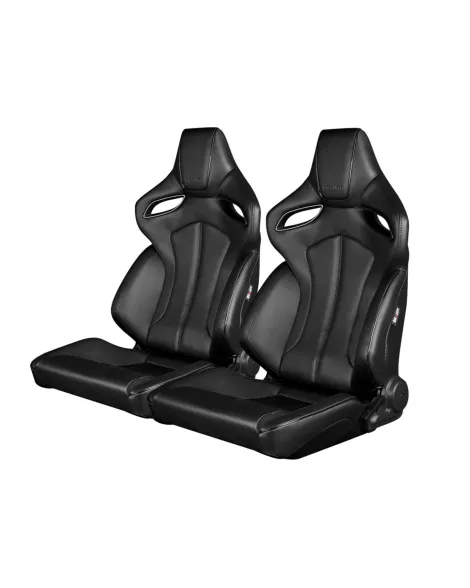 BRAUM Racing Seats Orue Series Sport Seats Black Leatherette Pair BESPOKE ONLY - 6-8 week lead time BRAUM Racing Seats Orue Series Sport Seats Black Leatherette Pair BESPOKE ONLY - 6-8 week lead time