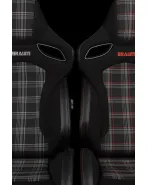 BRAUM Racing Seats Orue-S Series Sport Seats Black & Red Plaid Pair BRAUM Racing Seats Orue-S Series Sport Seats Black & Red Plaid Pair
