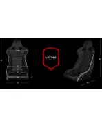 BRAUM Racing Seats Venom-X Series Fixed Back Bucket Seat [Diamond Ed. White Piping] Single