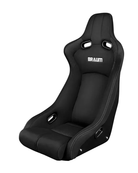 BRAUM Racing Seats Venom-R Series Fixed-Back Bucket Seats Black Cloth / Carbon Fiber Single BRAUM Racing Seats Venom-R Series Fixed-Back Bucket Seats Black Cloth / Carbon Fiber Single