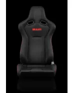 BRAUM Racing Seats Venom Series Sport Seats Black Cloth (Red Stitching) Pair BRAUM Racing Seats Venom Series Sport Seats Black Cloth (Red Stitching) Pair