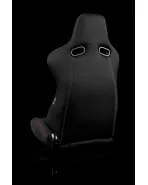 BRAUM Racing Seats Venom Series Sport Seats Black Cloth (Red Stitching) Pair BRAUM Racing Seats Venom Series Sport Seats Black Cloth (Red Stitching) Pair