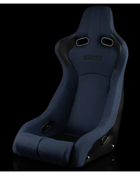 BRAUM Racing Seats Venom-R Series Fixed Back Bucket Seat Blue Cloth Single BRAUM Racing Seats Venom-R Series Fixed Back Bucket Seat Blue Cloth Single