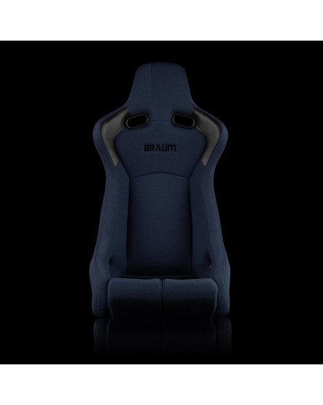 BRAUM Racing Seats Venom-R Series Fixed Back Bucket Seat Blue Cloth Single BRAUM Racing Seats Venom-R Series Fixed Back Bucket Seat Blue Cloth Single