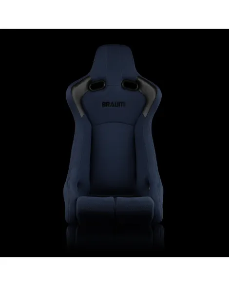 BRAUM Racing Seats Venom-R Series Fixed Back Bucket Seat Blue Cloth Single BRAUM Racing Seats Venom-R Series Fixed Back Bucket Seat Blue Cloth Single