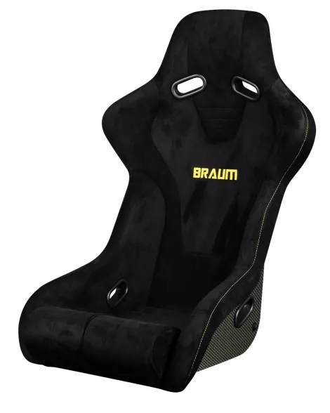 BRAUM Falcon-R Fixed Back Bucket Composite Seat Black Alcantara | Carbon Kevlar Single BRAUM Falcon-R Fixed Back Bucket Composite Seat Black Alcantara | Carbon Kevlar Single
