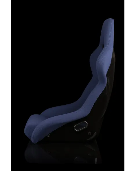 BRAUM Racing Seats Falcon-R Series Fixed Back Bucket Composite Seat Blue Single BRAUM Racing Seats Falcon-R Series Fixed Back Bucket Composite Seat Blue Single