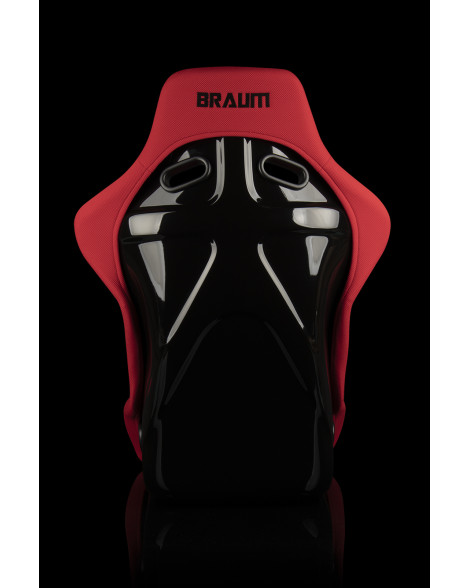 BRAUM Racing Seats Falcon-R Series Fixed Back Bucket Composite Seat Red Single BRAUM Racing Seats Falcon-R Series Fixed Back Bucket Composite Seat Red Single