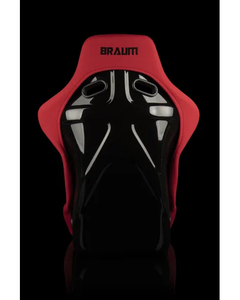 BRAUM Racing Seats Falcon-R Series Fixed Back Bucket Composite Seat Red Single BRAUM Racing Seats Falcon-R Series Fixed Back Bucket Composite Seat Red Single