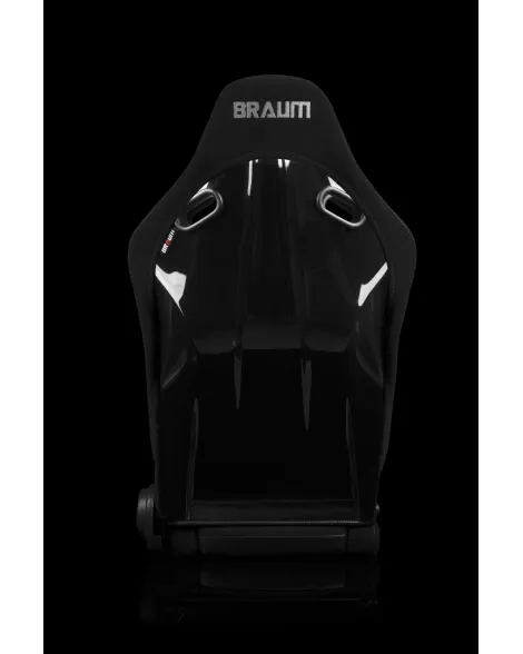 BRAUM Racing Seats Falcon-S Series Sport Seats Black Cloth / Grey Stitching PAIR BRAUM Racing Seats Falcon-S Series Sport Seats Black Cloth / Grey Stitching PAIR