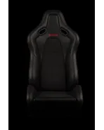 BRAUM Racing Seats Falcon-S Series Sport Seats Black / Red Stitching PAIR BRAUM Racing Seats Falcon-S Series Sport Seats Black / Red Stitching PAIR
