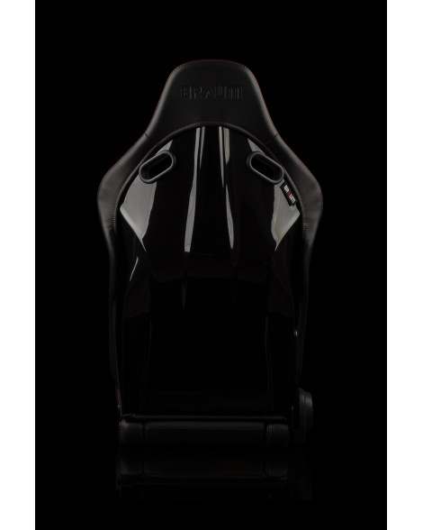 BRAUM Racing Seats Falcon-S Series Sport Seats Black / Red Stitching PAIR BRAUM Racing Seats Falcon-S Series Sport Seats Black / Red Stitching PAIR