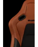 BRAUM Racing Seats Falcon-S Series Sport Seats British Tan / Black Stitching PAIR BRAUM Racing Seats Falcon-S Series Sport Seats British Tan / Black Stitching PAIR