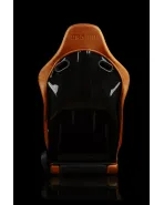 BRAUM Racing Seats Falcon-S Series Sport Seats British Tan / Black Stitching PAIR BRAUM Racing Seats Falcon-S Series Sport Seats British Tan / Black Stitching PAIR