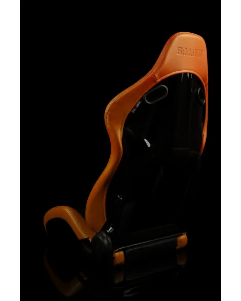 BRAUM Racing Seats Falcon-S Series Sport Seats British Tan / Black Stitching PAIR BRAUM Racing Seats Falcon-S Series Sport Seats British Tan / Black Stitching PAIR