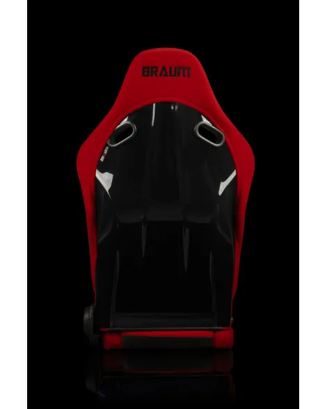 BRAUM Racing Seats Falcon-S Series Sport Seats Red Cloth / Black Stitching PAIR BRAUM Racing Seats Falcon-S Series Sport Seats Red Cloth / Black Stitching PAIR