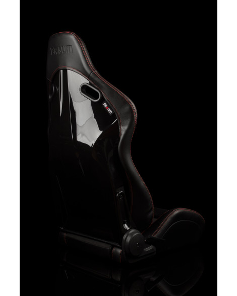 BRAUM Racing Seats Falcon-S Series Sport Seats Black & Red Plaid PAIR BRAUM Racing Seats Falcon-S Series Sport Seats Black & Red Plaid PAIR