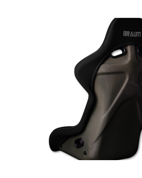 BRAUM Falcon-S Fixed Back Bucket Composite Seat Black Leatherette | Alcantara Inserts | Carbon Kevlar Single BRAUM Falcon-S Fixed Back Bucket Composite Seat Black Leatherette | Alcantara Inserts | Carbon Kevlar Single