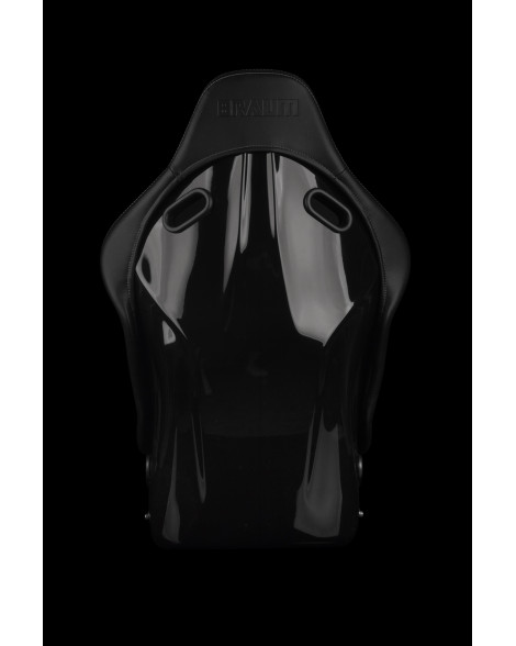 BRAUM Falcon-S Fixed Back Bucket Composite Seat Black Alcantara | White Stitching Single BRAUM Falcon-S Fixed Back Bucket Composite Seat Black Alcantara | White Stitching Single
