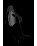 BRAUM Falcon-S Fixed Back Bucket Composite Seat Black Alcantara | White Stitching Single